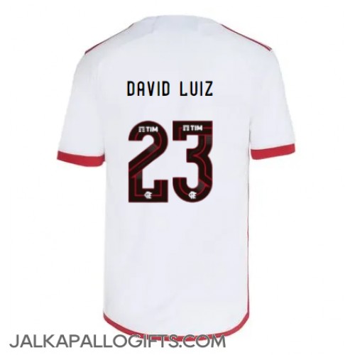 Flamengo David Luiz #23 Vieraspaita 2024-25 Lyhythihainen